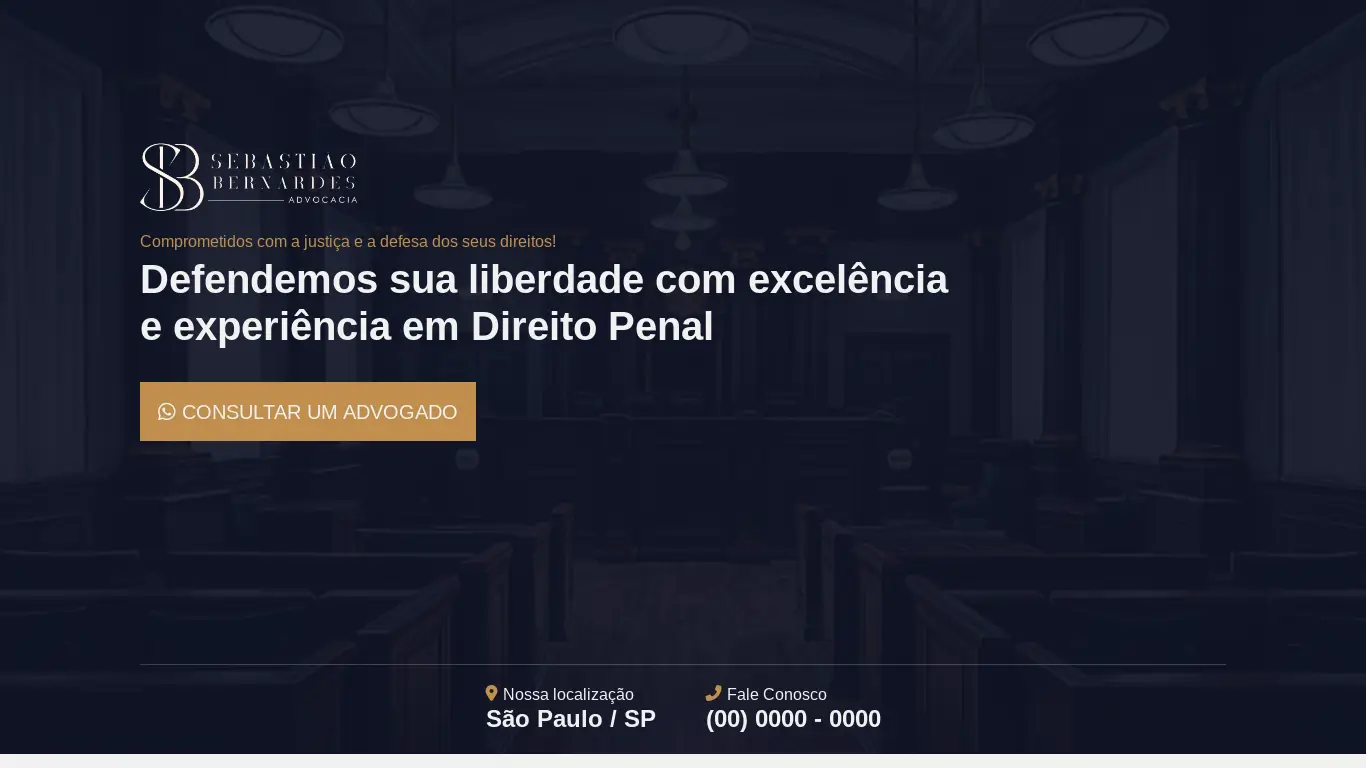 Site Para Advogados (LANDING PAGE)